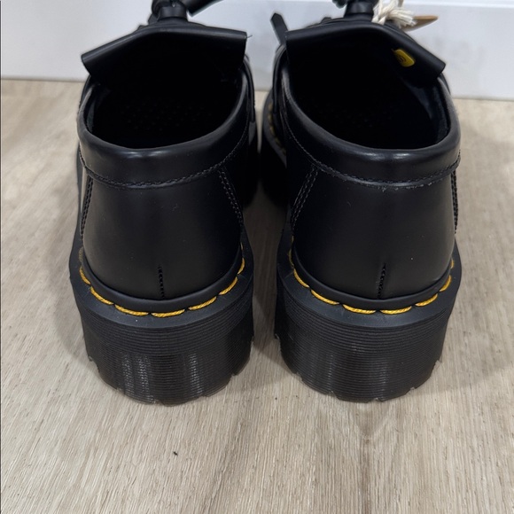 NWOB Dr. Martens Black Adrian Bex smooth Tassel platform Loafers unisex - Picture 4 of 7